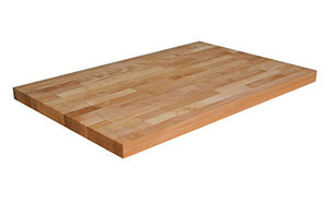 John Boos IST031-V Varnique Finish Hard Rock Maple Industrial Top, 36 x 28 1.75 inch - 1 Each.