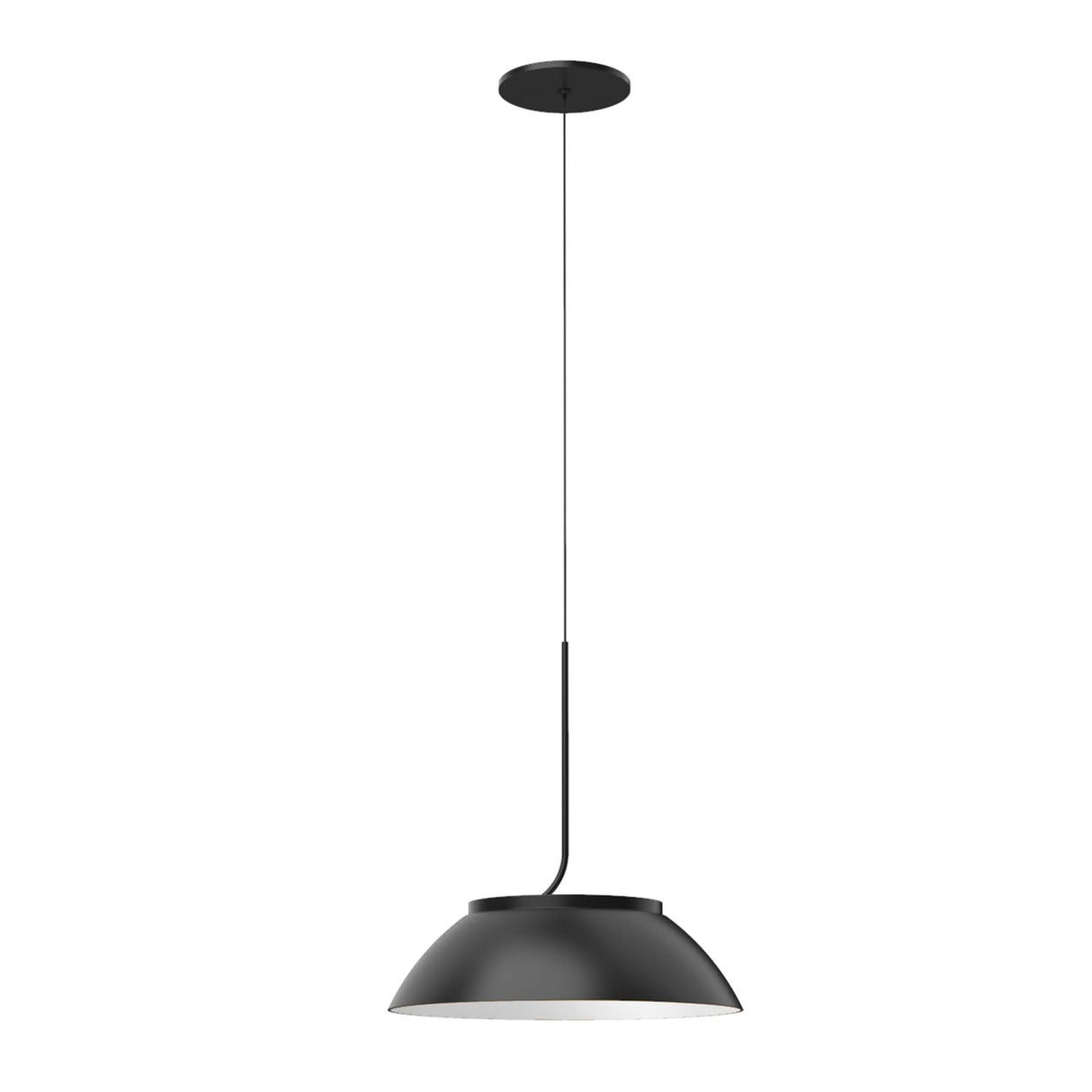 Kuzco PD51212-BK/WH MAGELLAN 12" PENDANT OUTER BLACK INNER WHITE SHADE 18W 120VAC WITH LED DRIVER 3000K 90CRI