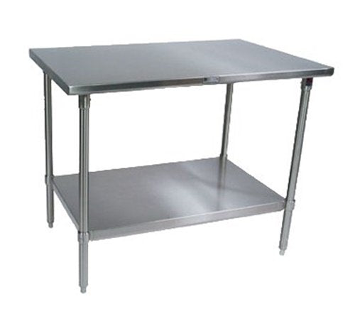 John Boos ST4-3696GSK Work Table - 96" 96"W x 36"D stainless steel