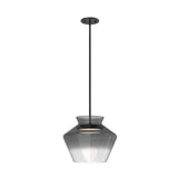 Kuzco PD62013-BK/SM TRINITY 13" PENDANT BLACK WITH SMOKED TRANSITION GLASS SHADE 20W 120VAC LED 3000K 90CRI