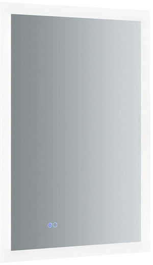 Fresca FMR012436 Fresca Angelo 24" Wide x 36" Tall Bathroom Mirror w/ Halo Style LED Lighting and Defogger