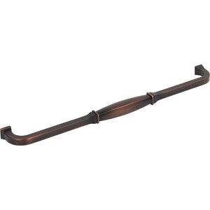 Jeffrey Alexander 278-305DBAC 305 mm Center-to-Center Brushed Oil Rubbed Bronze Audrey Cabinet Pull