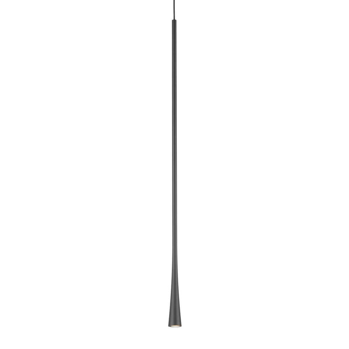 Kuzco PD15832-BK TAPER 32" PD Black 120V TRIAC/ELV LED 3000K 90CRI 7W