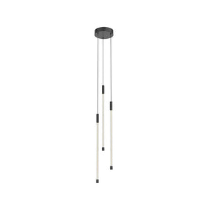 Kuzco MP75221-BK MOTIF 21" 3 HEAD MULTI-PENDANT BLACK 23W 120VAC WITH LED DRIVER 2700K 90CRI