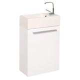 Fresca FCB8002WH-I Fresca Pulito 16" Small White Modern Bathroom Vanity w/ Integrated Sink