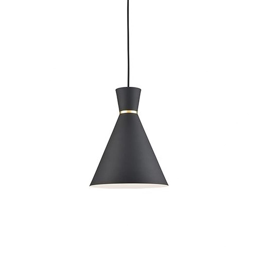 Kuzco 493210-BK/GD VANDERBILT 10" PD Black with Gold Detail 1 x 60W E26