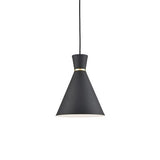 Kuzco 493210-BK/GD VANDERBILT 10" PD Black with Gold Detail 1 x 60W E26