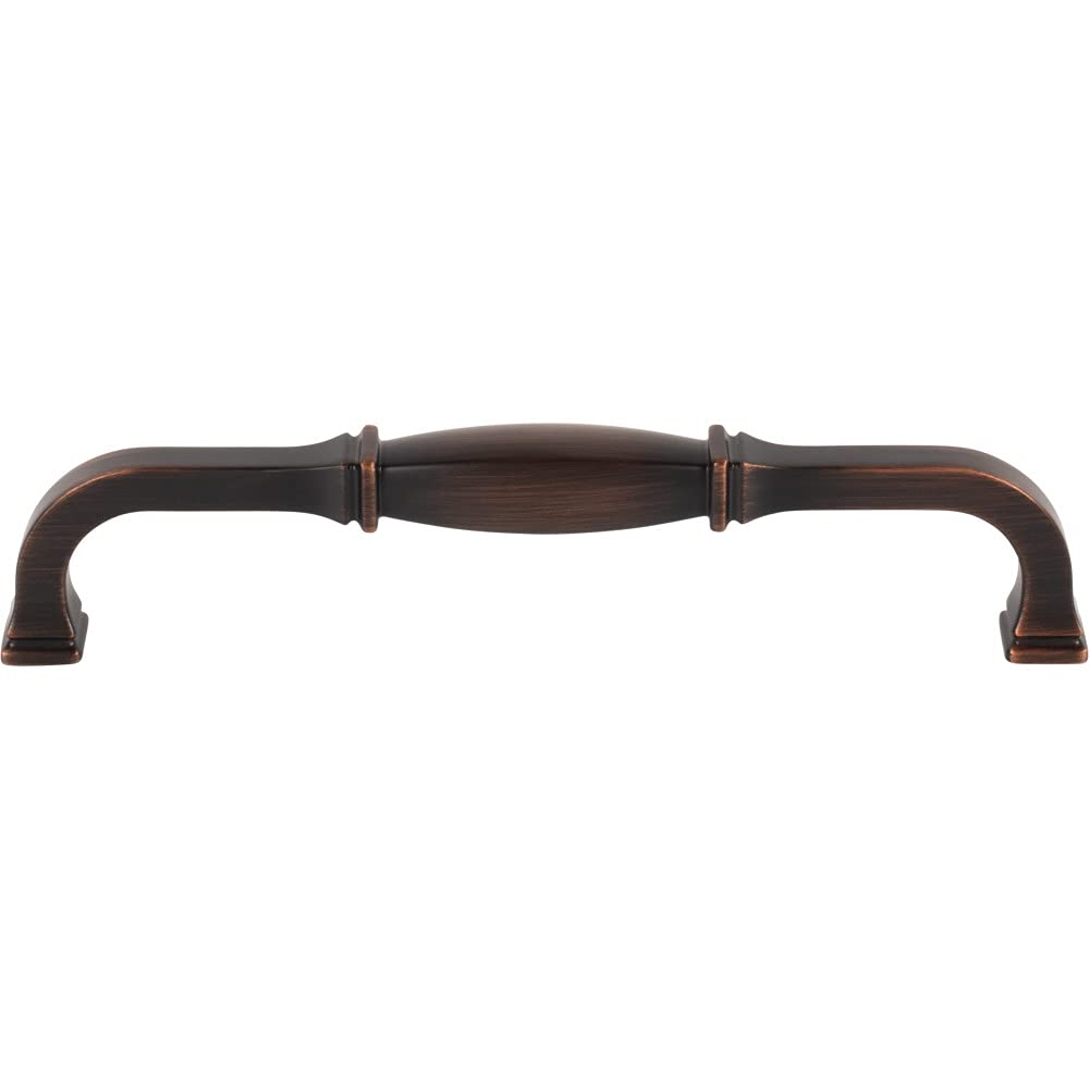 Jeffrey Alexander 278-160DBAC 160 mm Center-to-Center Brushed Oil Rubbed Bronze Audrey Cabinet Pull
