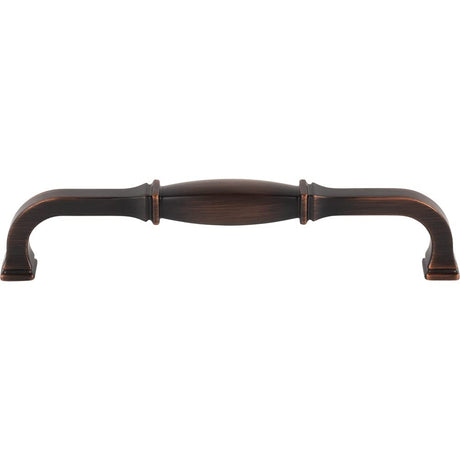 Jeffrey Alexander 278-160DBAC 160 mm Center-to-Center Brushed Oil Rubbed Bronze Audrey Cabinet Pull