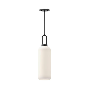 Alora PD401606MBOP SOJI 6" PD MATTE BLACK OPAL GLASS CORD 72 1X60W E26