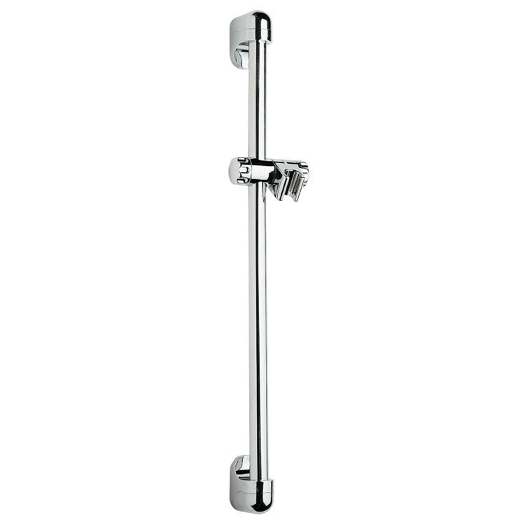 Chrome Wall-Mounted 24 Inch Sliding Rail