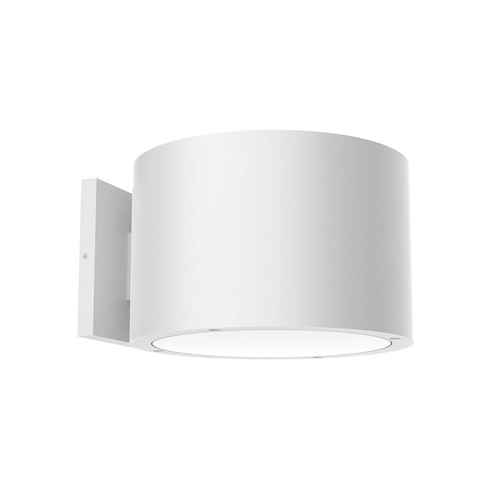 Kuzco EW19408-WH LAMAR 8" EXTERIOR WALL DOWN ONLY WHITE 36W 120VAC WITH LED DRIVER 3000K 90CRI