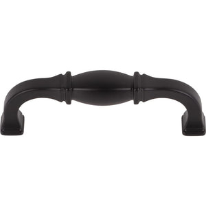 Jeffrey Alexander 278-96MB 96 mm Center-to-Center Matte Black Audrey Cabinet Pull