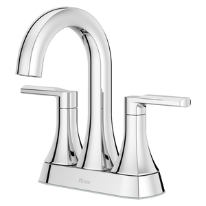 Vaneri 4" Centerset Lavatory Faucet Tub Polished Chrome