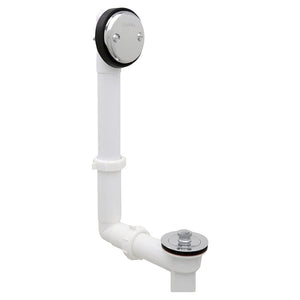 Gerber G004155176 Chrome Classics Pvc Drain In Shoe for Standard Tub With RETA...