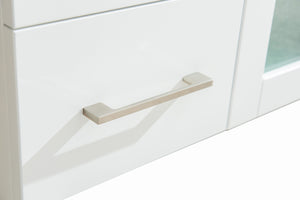 Nova 36" White Bathroom Vanity with White Ceramic Basin Countertop Laviva 31321529-36W-CB