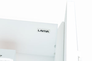 Nova 36" White Bathroom Vanity with White Ceramic Basin Countertop Laviva 31321529-36W-CB