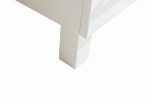 Nova 36" White Bathroom Vanity with White Ceramic Basin Countertop Laviva 31321529-36W-CB