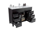 Nova 48" Espresso Bathroom Vanity with White Ceramic Basin Countertop Laviva 31321529-48E-CB