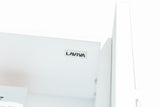 Nova 48" White Bathroom Vanity with White Ceramic Basin Countertop Laviva 31321529-48W-CB