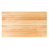 John Boos RTM-2448 Rectangular Butcher Block Table Top, 48" W x 24" D 1-1/2" H, Maple