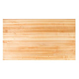 John Boos RTM-2442 Rectangular Butcher Block Table Top, 42" W x 24" D 1-1/2" H, Maple