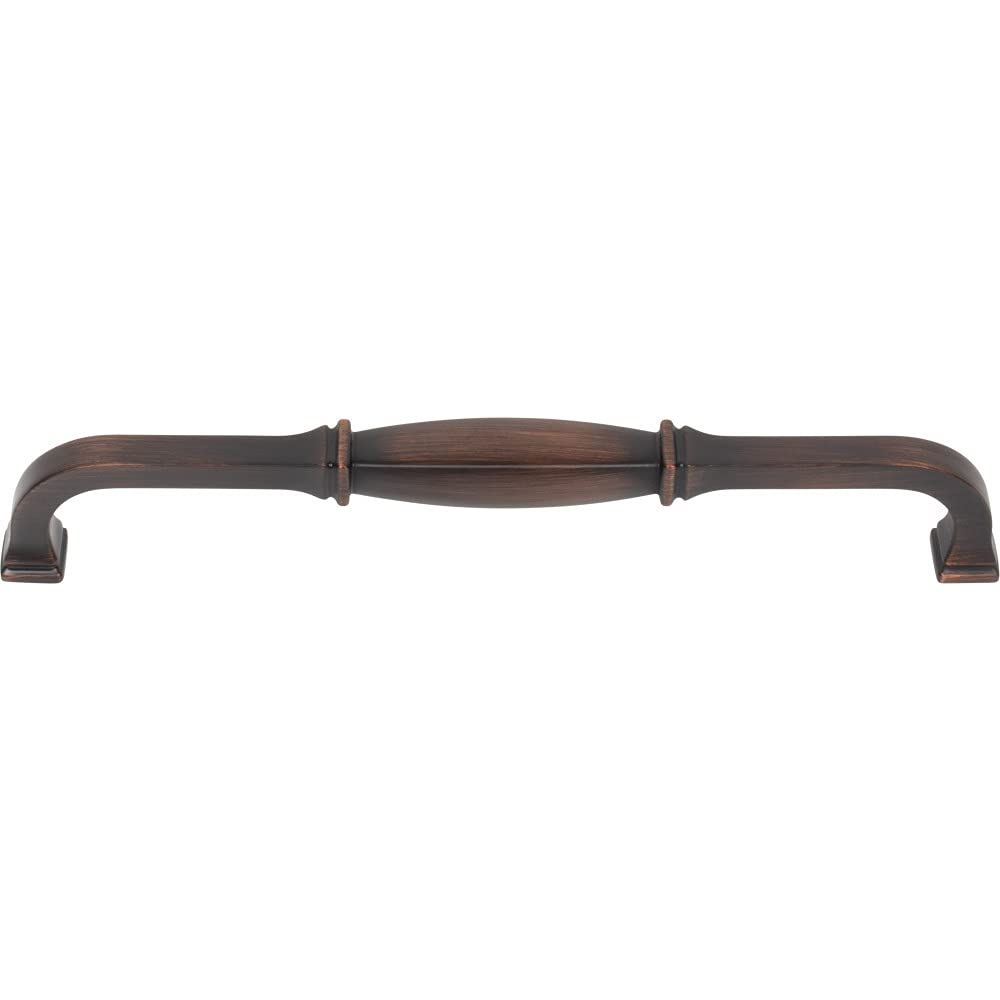 Jeffrey Alexander 278-192DBAC 192 mm Center-to-Center Brushed Oil Rubbed Bronze Audrey Cabinet Pull