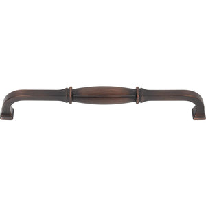 Jeffrey Alexander 278-192DBAC 192 mm Center-to-Center Brushed Oil Rubbed Bronze Audrey Cabinet Pull