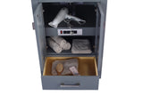 Wilson 24" Grey Bathroom Vanity with White Carrara Marble Countertop Laviva 313ANG-24G-WC