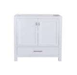 Wilson 36" White Bathroom Vanity Cabinet Laviva 313ANG-36W