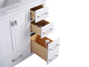 Wilson 42" White Bathroom Vanity Cabinet Laviva 313ANG-42W