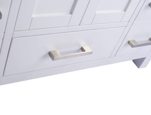 Wilson 42" White Bathroom Vanity Cabinet Laviva 313ANG-42W
