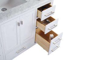 Wilson 48" White Bathroom Vanity Cabinet Laviva 313ANG-48W