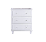 Luna 30" White Bathroom Vanity Cabinet Laviva 313DVN-30W