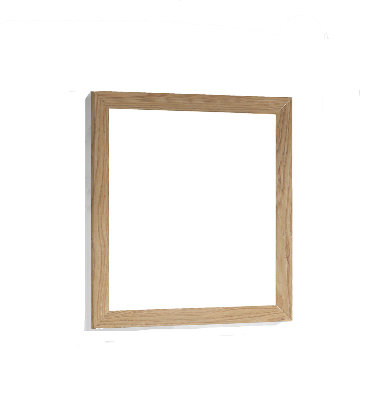 Sterling 30" Framed Square California White Oak Mirror Laviva 313FF-3030CO