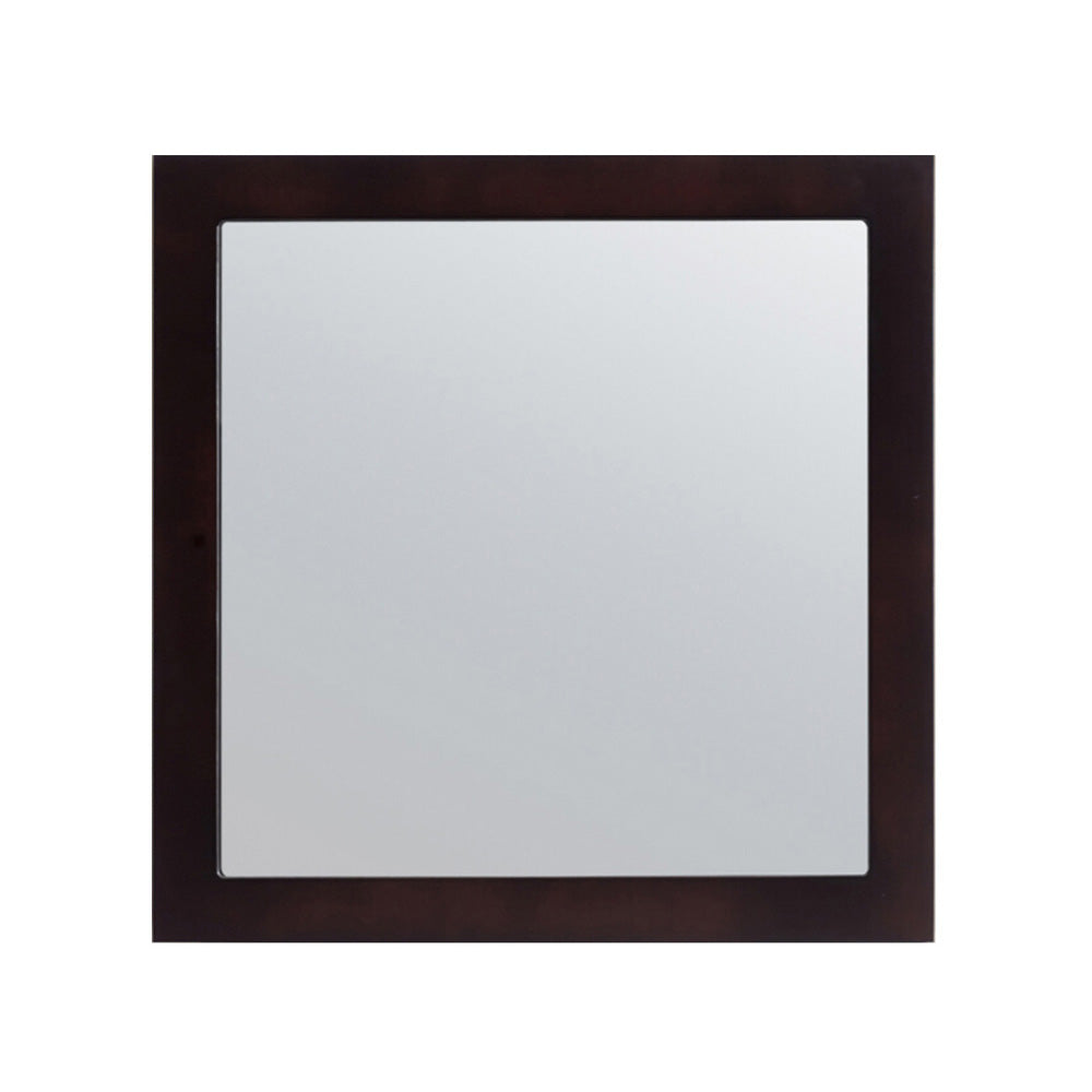 Sterling 30" Framed Square Espresso Mirror Laviva 313FF-3030E