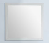 Sterling 30" Framed Square Soft White Mirror Laviva 313FF-3030SW