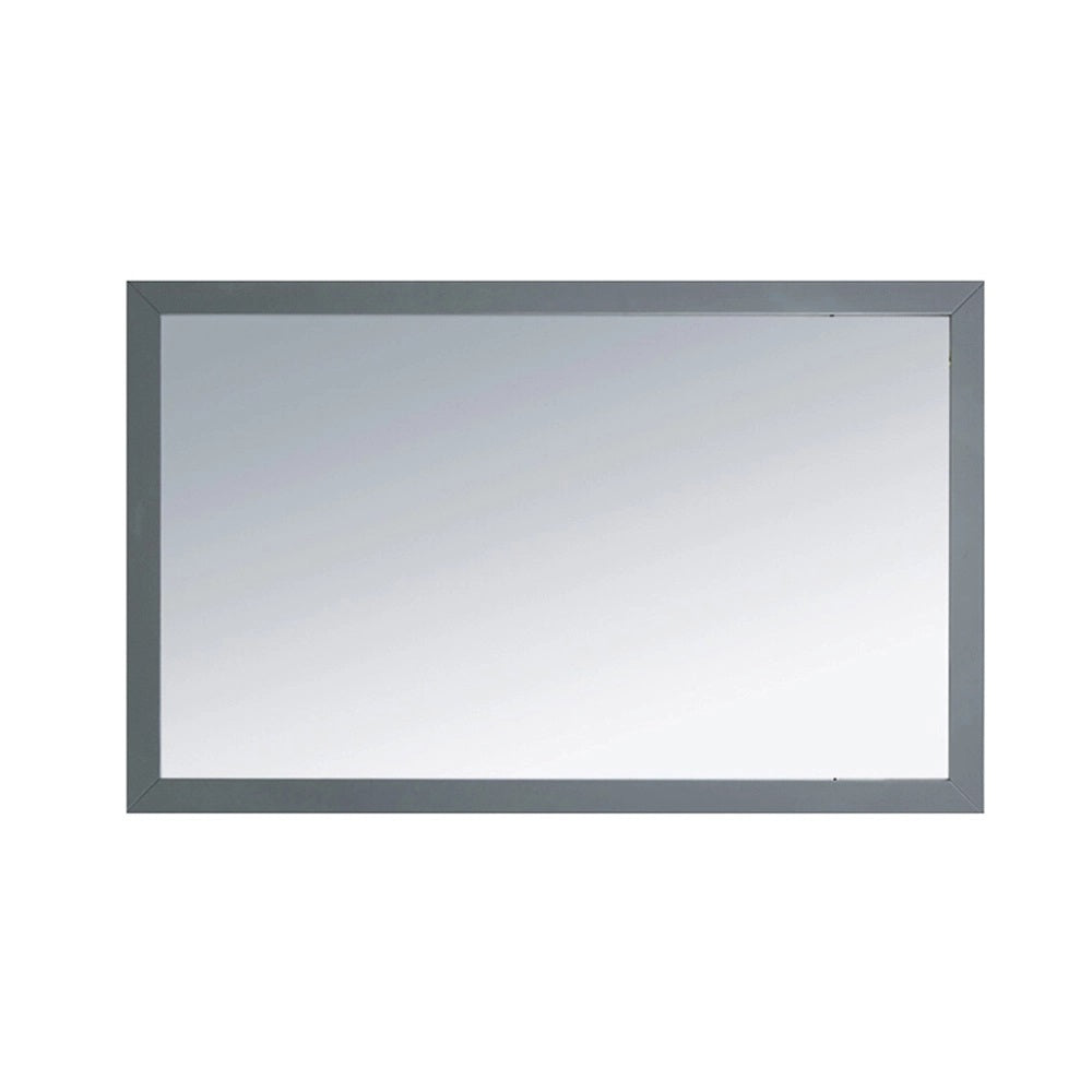 Sterling 48" Framed Rectangular Maple Grey Mirror Laviva 313FF-4830MG