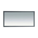 Sterling 60" Framed Rectangular Maple Grey Mirror Laviva 313FF-6030MG