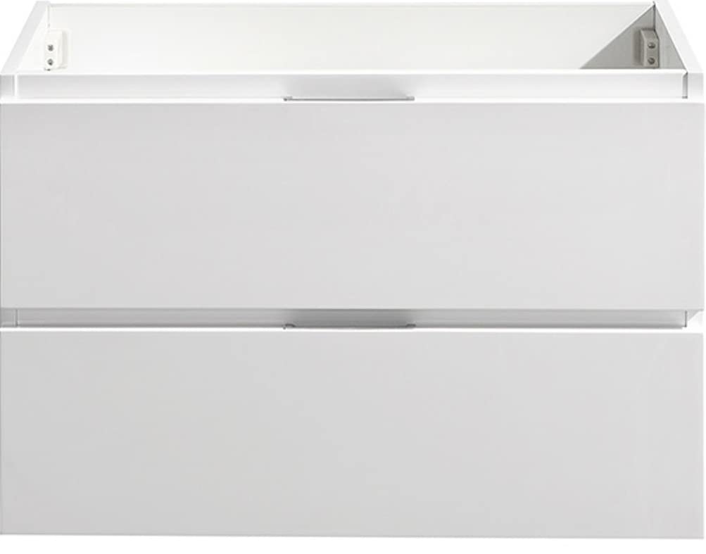 Fresca FCB8330WH Fresca Valencia 30" Glossy White Wall Hung Modern Bathroom Cabinet
