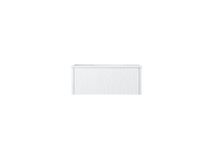 Legno 36" Alabaster White Bathroom Vanity with Matte White VIVA Stone Solid Surface Countertop Laviva 313LGN-36AW-MW