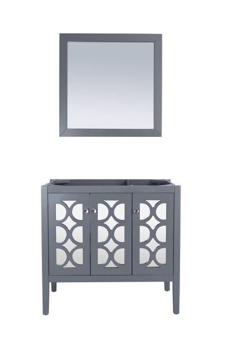 Mediterraneo 36" Grey Bathroom Vanity Cabinet Laviva 313MKSH-36G