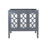 Mediterraneo 36" Grey Bathroom Vanity Cabinet Laviva 313MKSH-36G