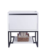 Alto 30" White Bathroom Vanity Cabinet Laviva 313SMR-30W