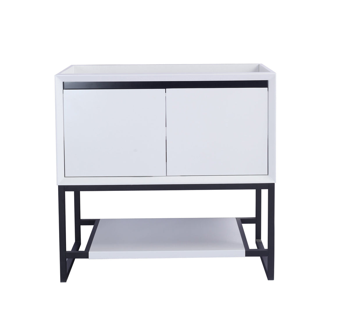 Alto 36" White Bathroom Vanity Cabinet Laviva 313SMR-36W