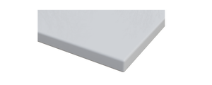 Forever 24" Single Hole White Quartz Countertop with Rectangular Ceramic Sink Laviva 313SQ1H-24-WQ