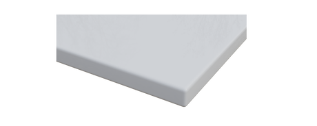 Forever 24" Single Hole White Quartz Countertop with Rectangular Ceramic Sink Laviva 313SQ1H-24-WQ