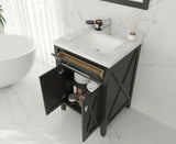 Wimbledon 24" Espresso Bathroom Vanity Cabinet Laviva 313YG319-24E