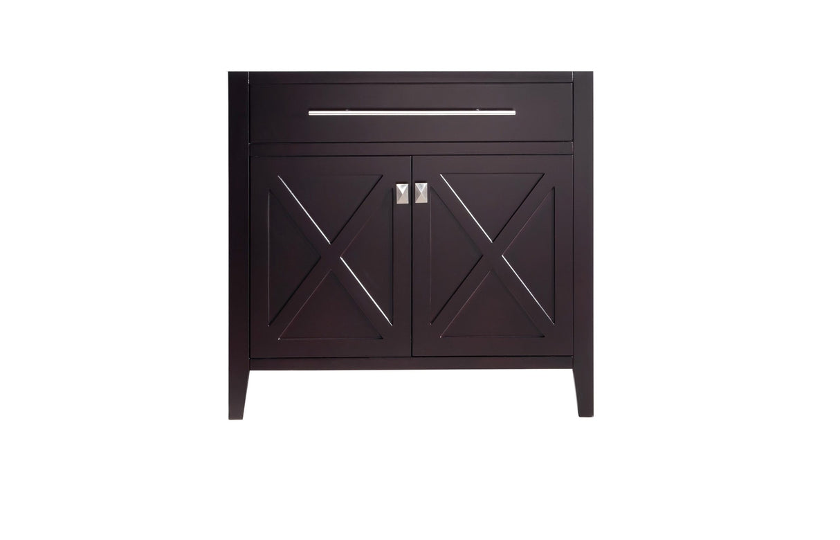 Wimbledon 36" Brown Bathroom Vanity Cabinet Laviva 313YG319-36B