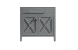 Wimbledon 36" Grey Bathroom Vanity Cabinet Laviva 313YG319-36G